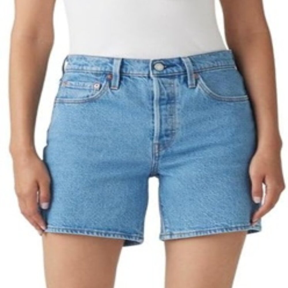 Levi's Women's 501 Mid Thigh Shorts Size 27